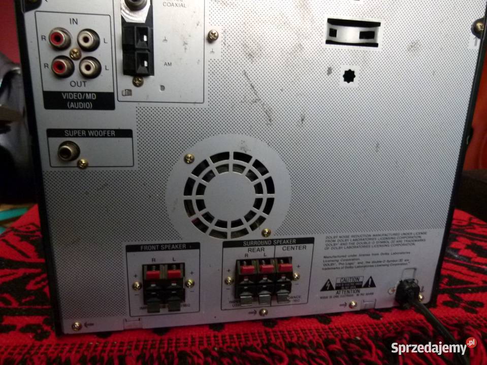 Miniwieża SONY HCDRX100AV audio 51 AUX sprawny Zamość