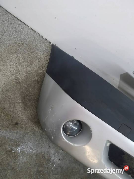 ZDERZAK PRZÓD SREBRNY Dacia Logan I 20042012