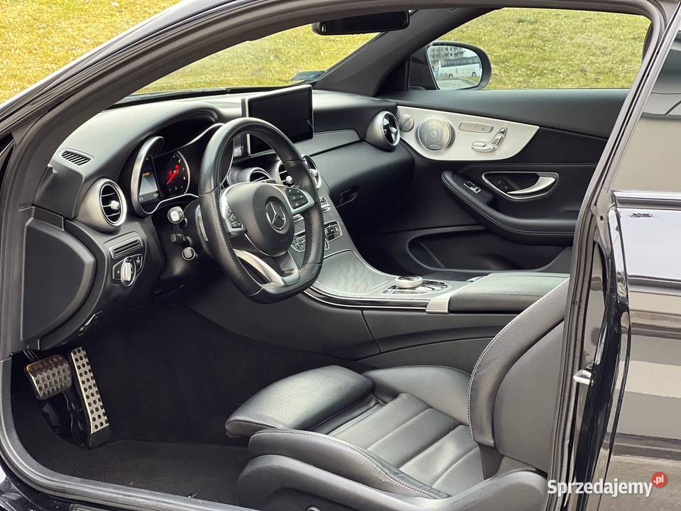 Mercedes C300 AMG COUPE 4matic panorama full Wasilków