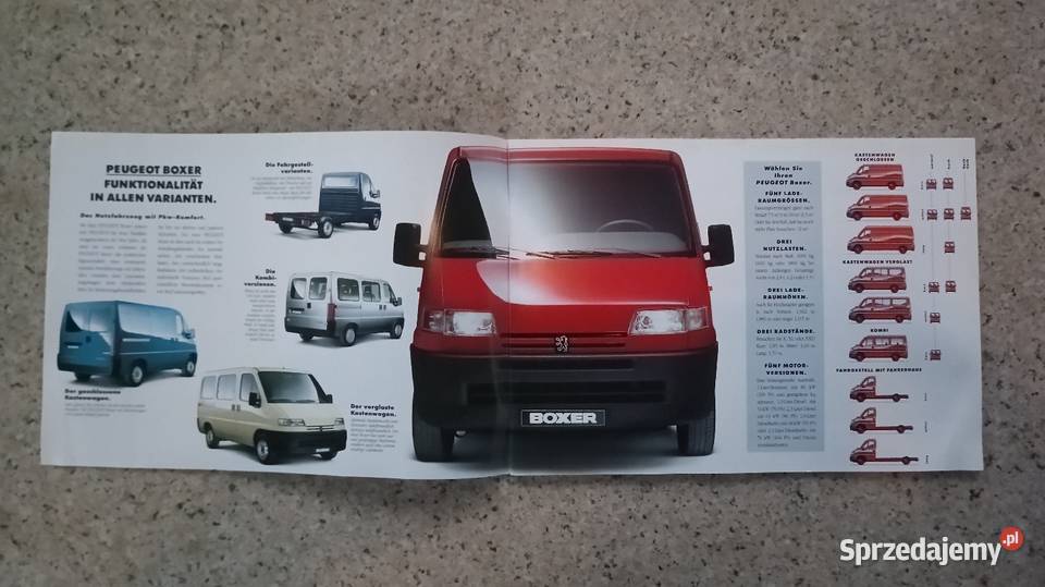 PEUGEOT Boxer Prospekt Antyki, Sztuka, Kolekcje Bytom