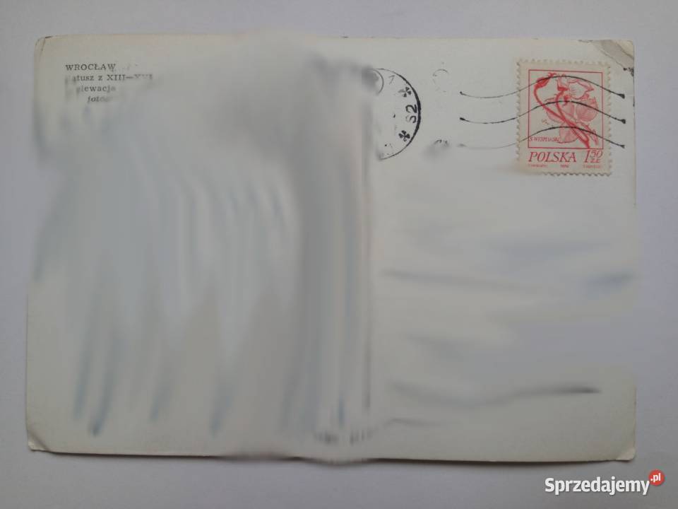 Pocztówka Wrocław lata 70te PRLu Znaczek Dąbrowa Górnicza sprzedam