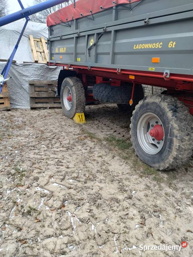 Przyczepa hl6011 dwustronny wywrot Gorzków-Osada