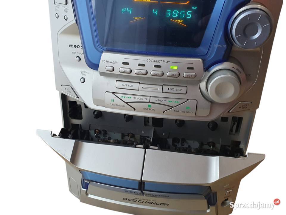 Stara wieża Panasonic SAAK22 Unikatowy zestaw śląskie Cieszyn