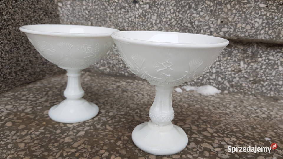 Dwa pucharki szkło latino Myszków