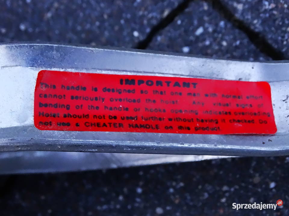 Ręczny naciąg linowy Biłgoraj sprzedam