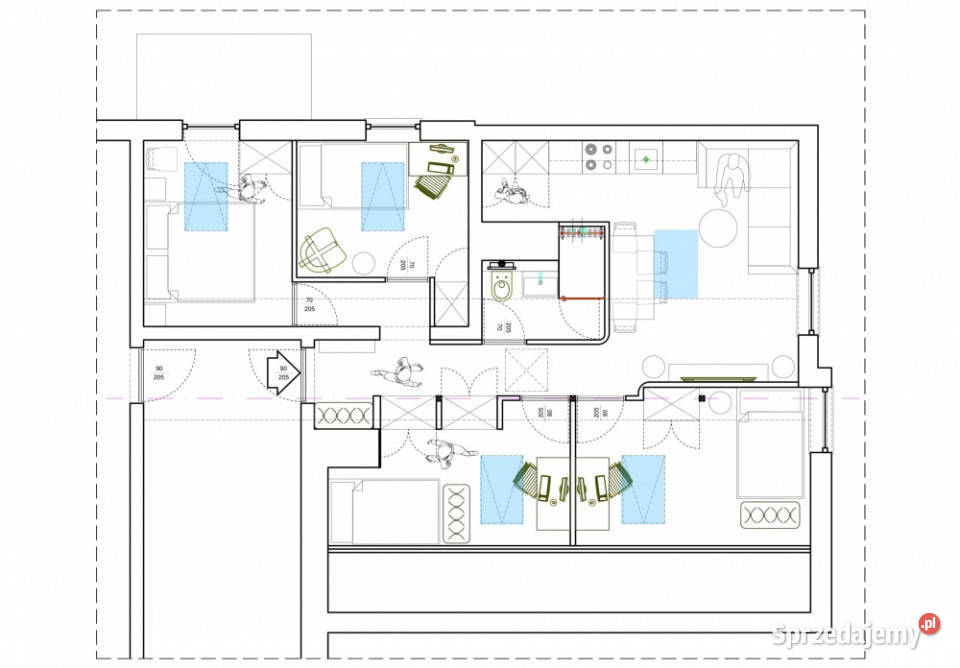 Mieszkanie na poddaszu możliwe 4 pokoje 64m2 Lublin sprzedam