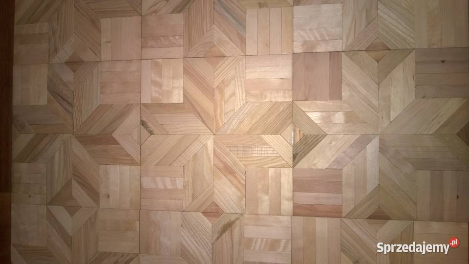 Piękna Mozaika Parkietowa Styl pałacowywzór Parkiety śląskie Dąbie