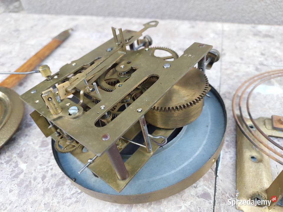 136 Zestaw mechanizm starego zegara ściennego Tczew sprzedam
