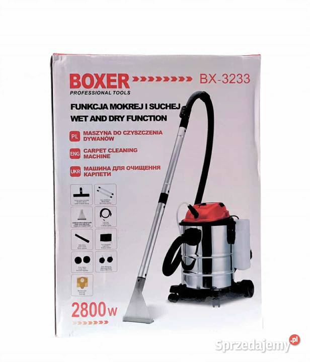 Odkurzacz piorący boxer 2400W Więcbork