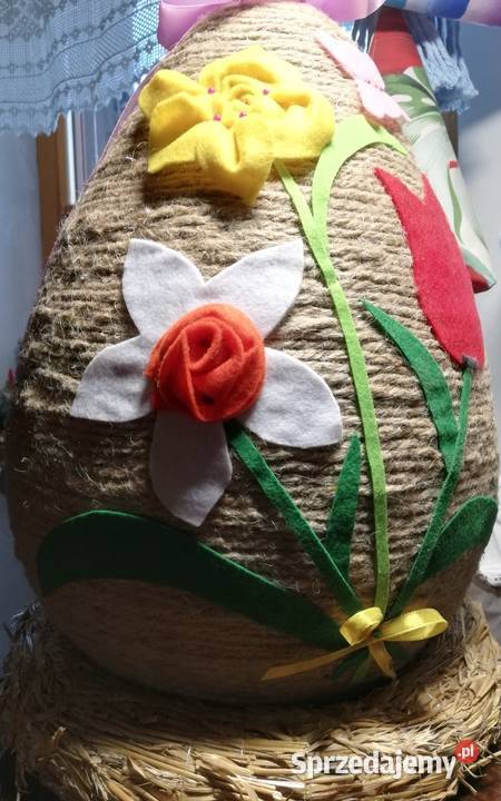 Stroik ozdoba aranżacja wielkanocne pisanki jaja małopolskie Kraków