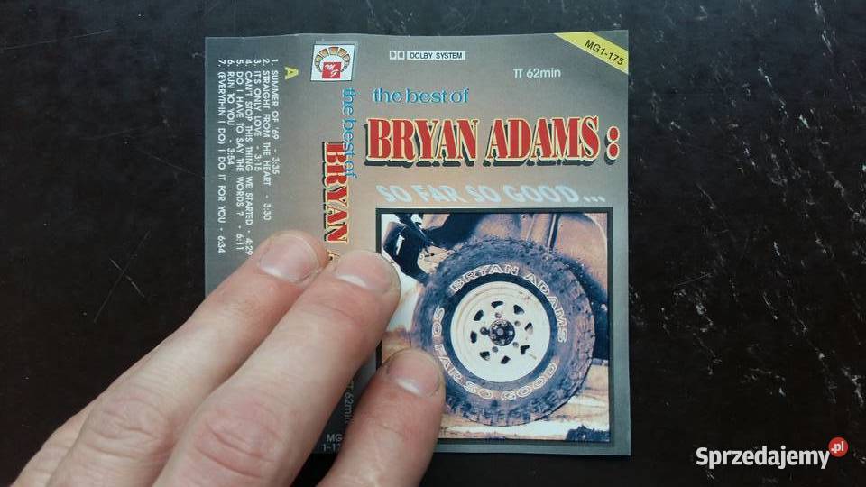 Kaseta magnetofonowa Bryan Adams So far so good kaseta Siemiatycze sprzedam