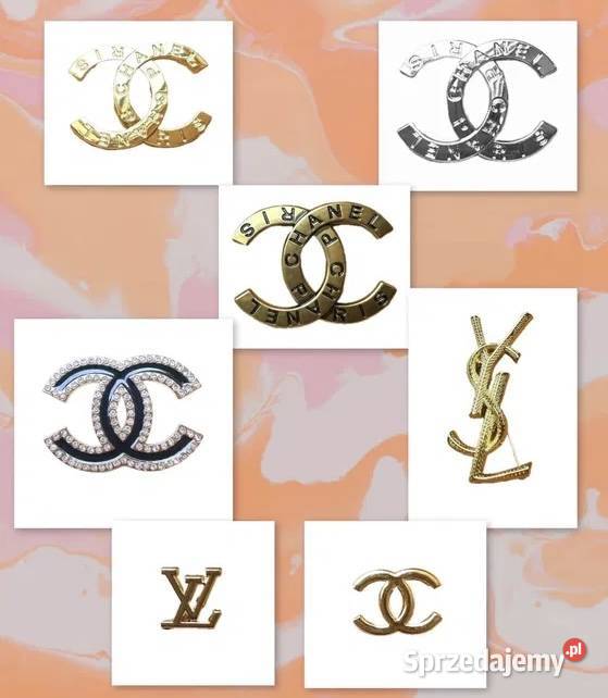 Broszka Yves Saint Laurent YSL złota Dla kobiet Warszawa