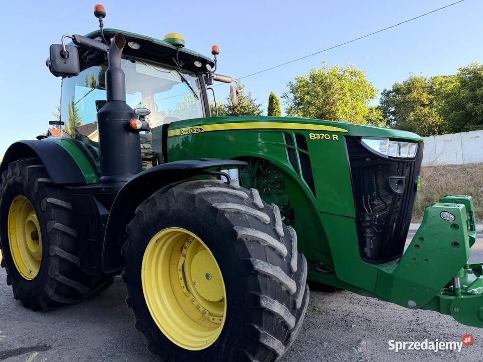 Ciągnik rolniczy John Deere 8370R skrzynia Nowa Ruda