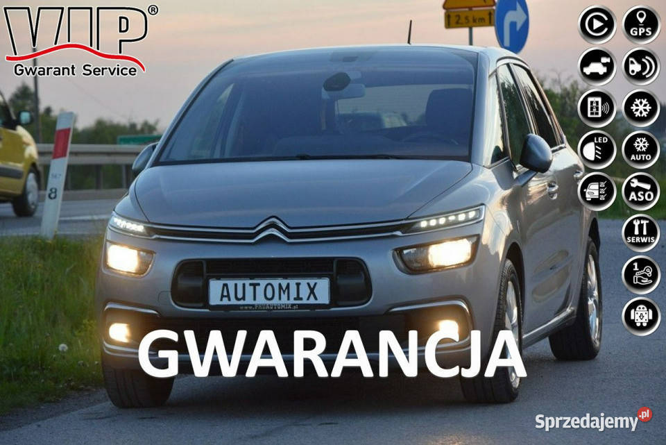 Citroen C4 Picasso 12Turbo virtual kokpit nawi wspomaganie kierownicy Sędziszów Małopolski