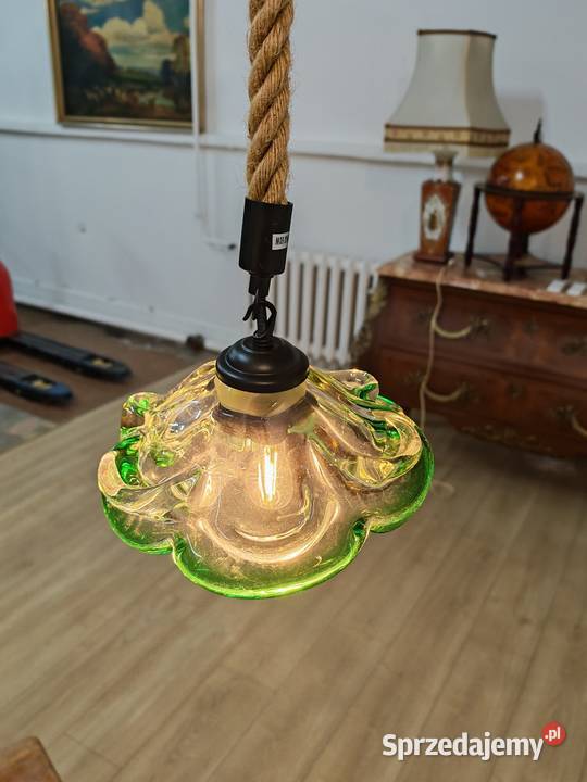 Lampa wisząca wykonana ze szkła Murano Sandomierz