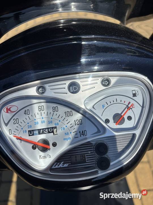 Sprzedam skuter Kymco likę 125 z małym pomorskie Pruszcz Gdański