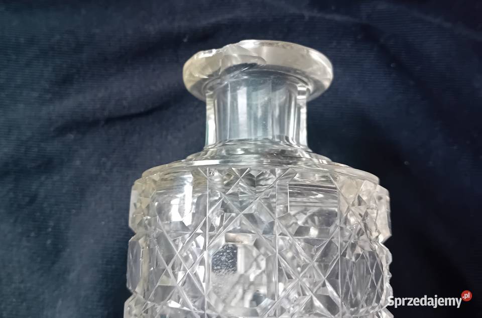 Kryształowy flakon do perfum Baccarat ostatnie wielkopolskie Koźminek
