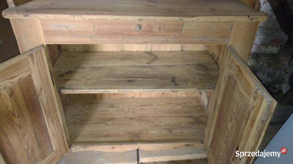 Kredens Kuchenny drewniany Antyk śląskie Woźniki