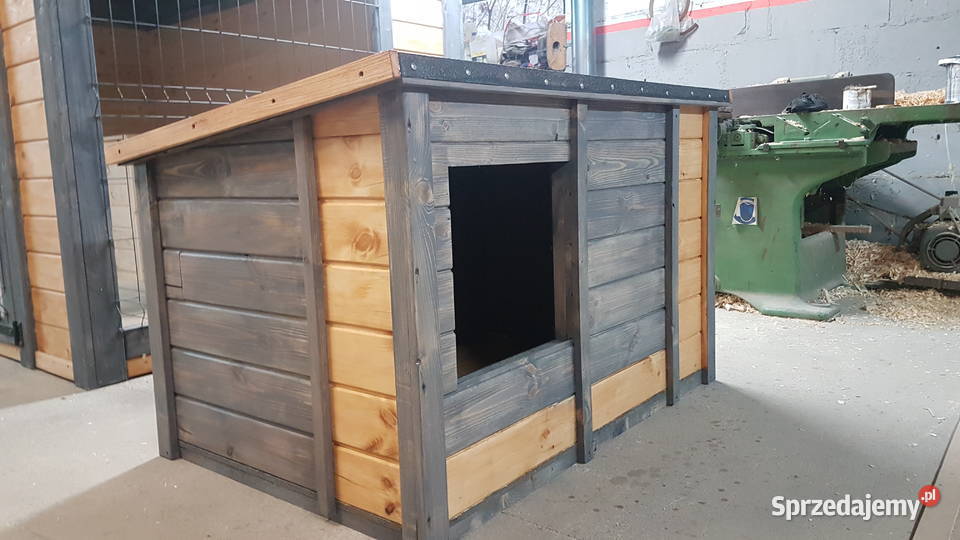 Buda psa ocieplona xxl antracyt lamele kojec warmińsko-mazurskie Iława sprzedam