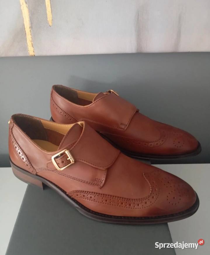 Brązowe skórzane buty Monk marki Noak Moda i Styl Jelenia Góra