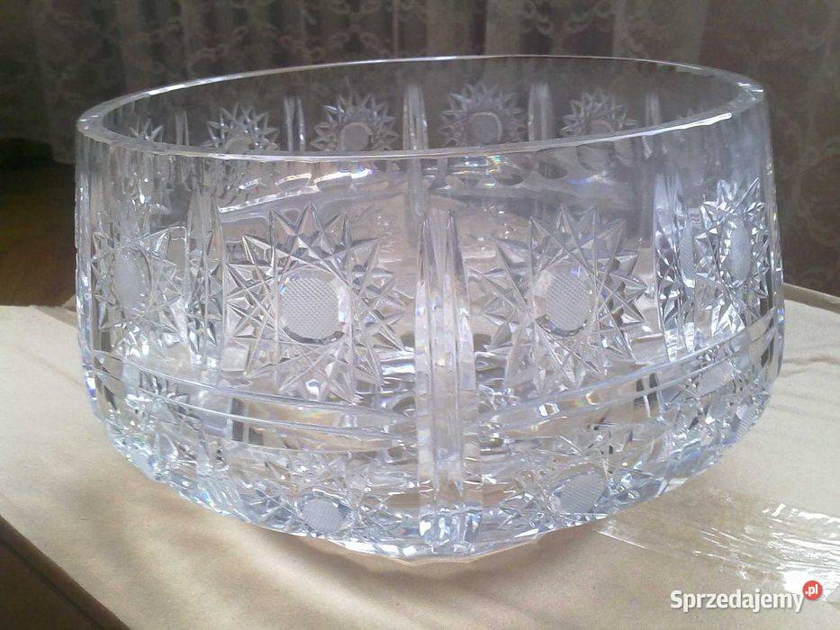 Owocarka kryształowe 2 sztuki z czasów PRL Stronie Śląskie