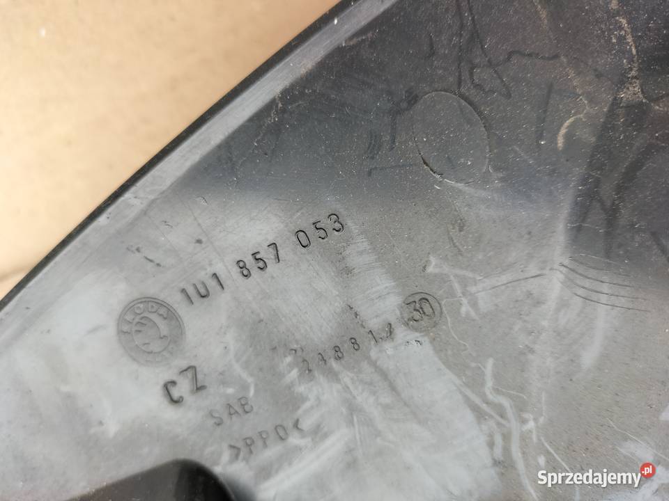 SKODA OCTAVIA 1 1U1857053 RAMKA OSŁONA OBUDOWA lubelskie Kamień-Kolonia