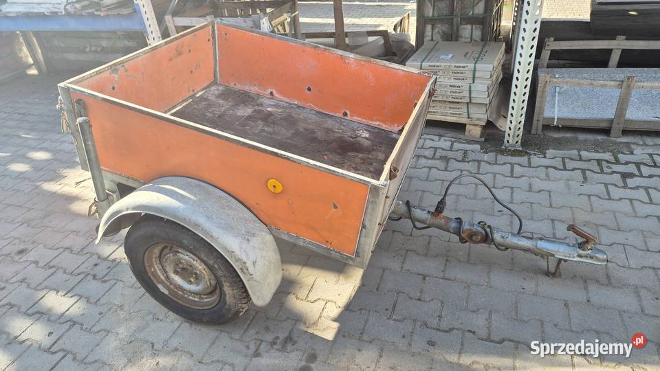 Przyczepka zarejestrowana dmc 650 podlaskie Hryniewicze