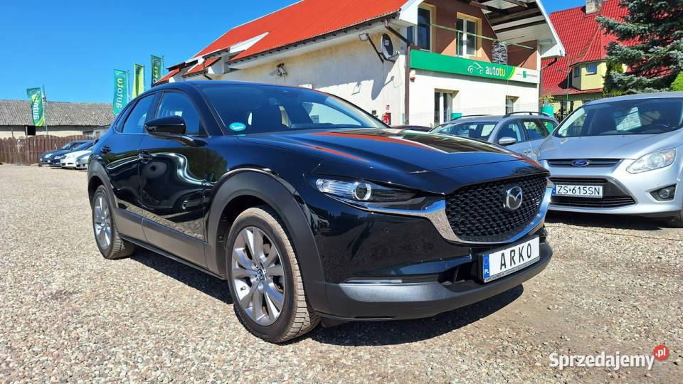 Mazda CX30 MHybrid HeadUp lakier metallic Zieleniewo
