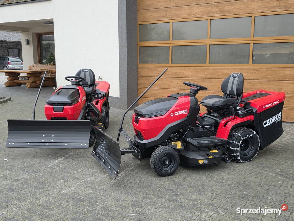 Kosiarka traktorek Cedrus CTrac 93HC1 Nowa pług Bieliny