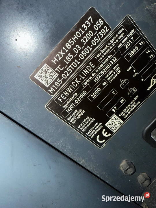 wózek widłowy LINDE H20T02600 EVO LPG Triplex Działoszyn sprzedam