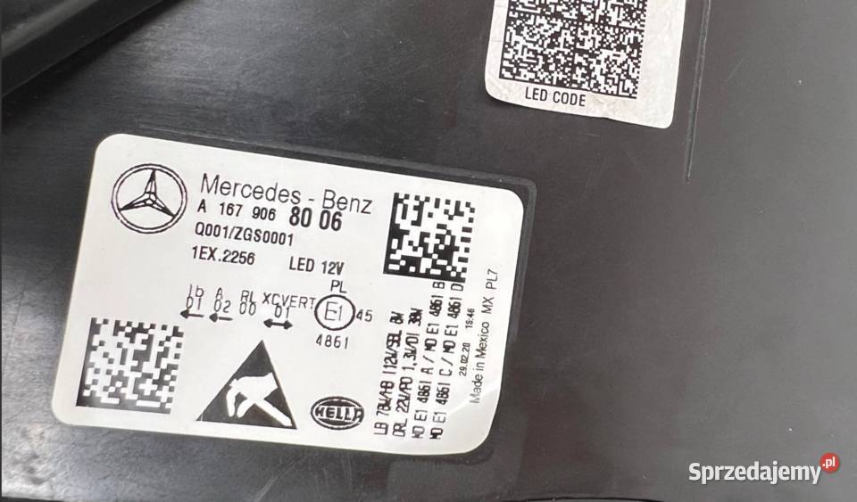 MercedesBenz GLS X167 Lampy przednie sprzedam