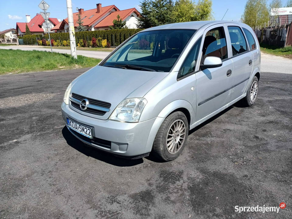 Opel Meriva Opel Meriva 17DTI 75 05r I 20022010 srebrny Meriva Tarnów