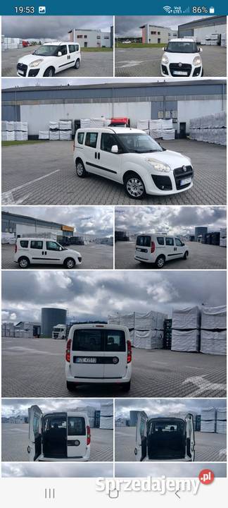 Fiat Doblo5 drzwiowy diesel Doblo Fiat podkarpackie