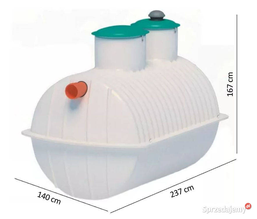 Oczyszczalnia Ścieków Biologiczna EKOBIO 2500L Wrocław