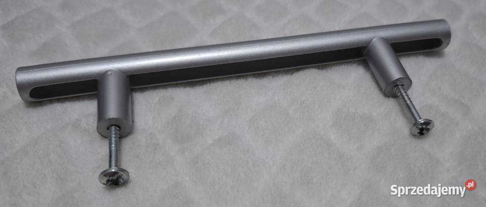Plastikowy uchwyt meblowy srebrny 156 Akcesoria śląskie Czeladź