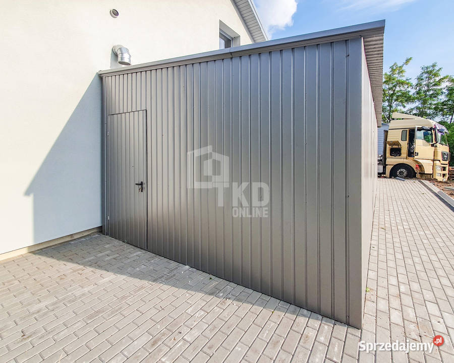 Garaż Blaszany 45x9m Brama Uchylna drzwi Dach sprzedam
