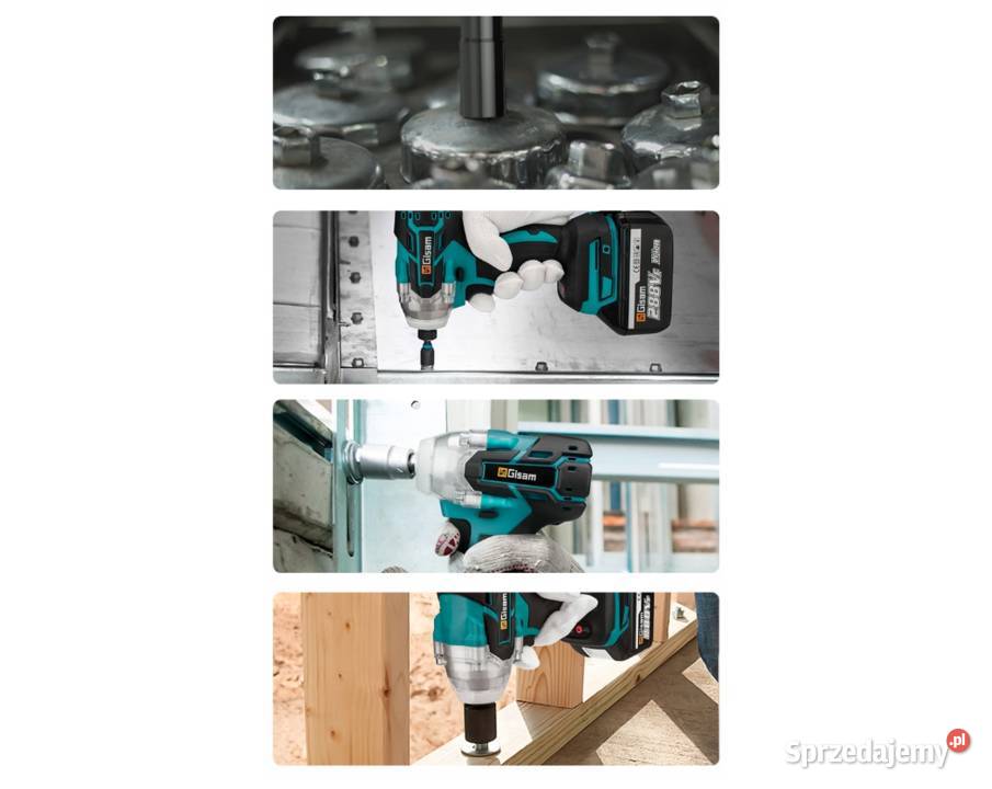 Zakrętarka udarowa 18V 500 Nm komplet aku Gdańsk sprzedam