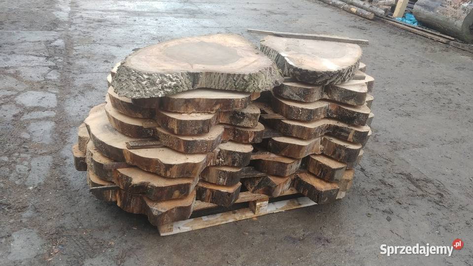 Plastry talary krążki drewna Pieńki na stolik