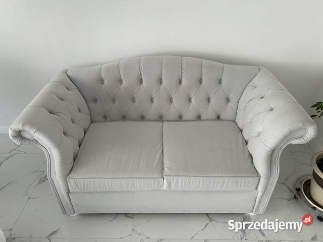 Dwuosobowa sofa Chesterfield z funkcją spania Białystok