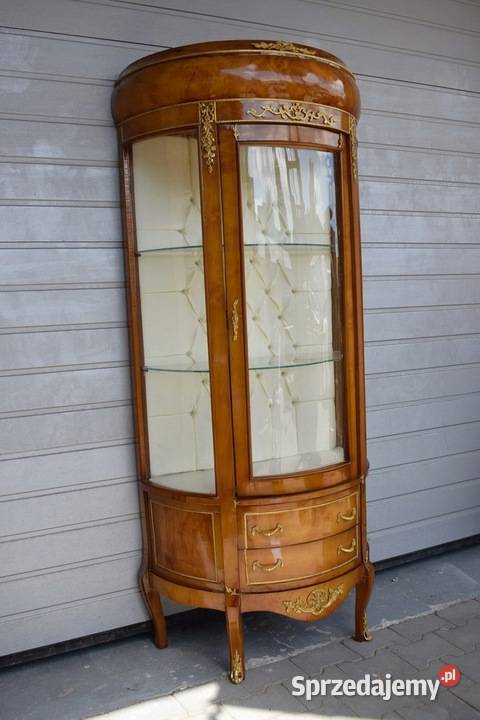 Duża Witryna Art Deco Gablota Szafa Meblościanka Kraków