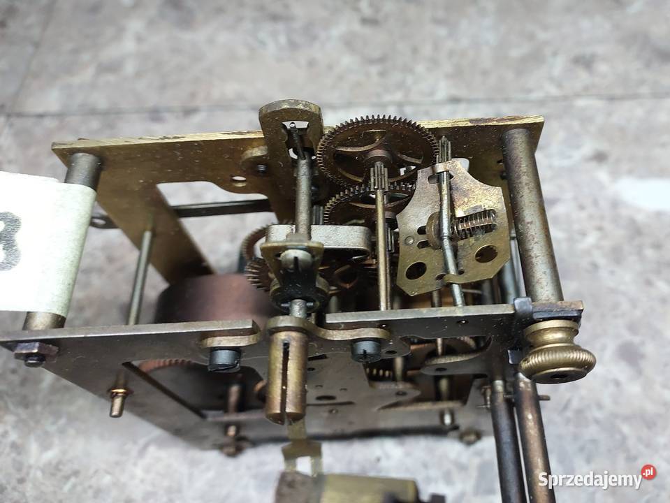 M159 Mechanizm starego zegara ściennego Gustav pomorskie Tczew