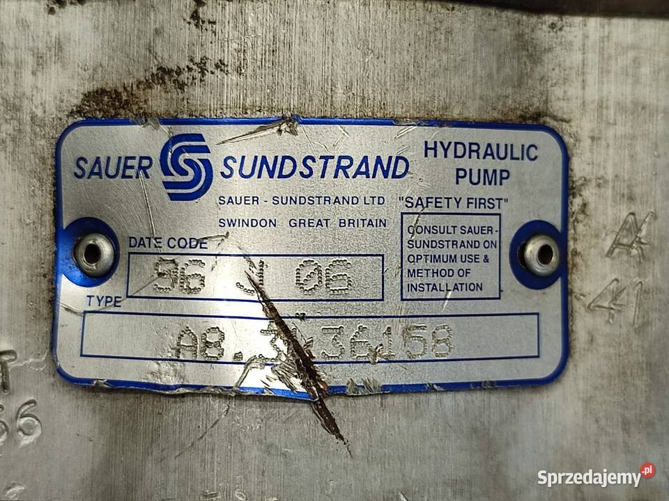 Pompa hydrauliczna zębata Sauer A83L36158 Wilkowo