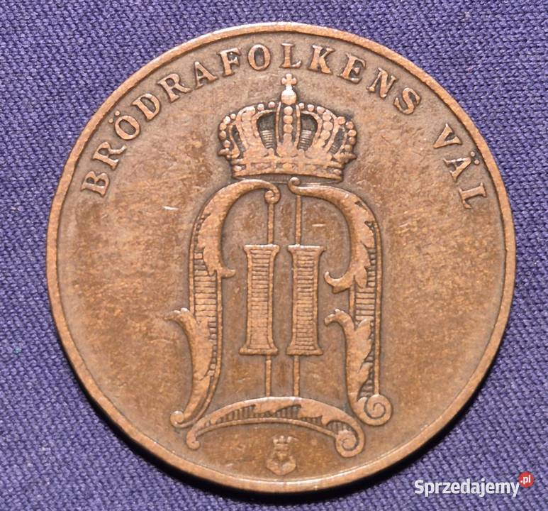 Szwecja 5 re 1904 Oskar II KSz Wałbrzych