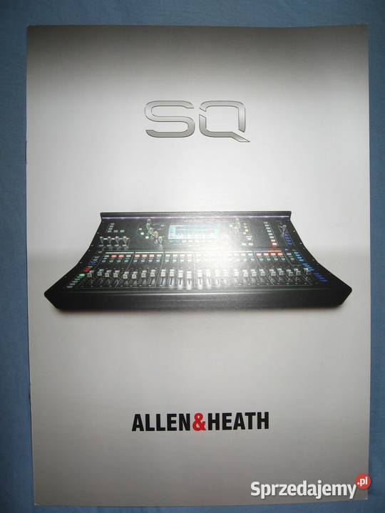 Allen Heath SQ brochure broszura informacyjna Sprzęt estradowy, studyjny i DJ-ski sprzedam