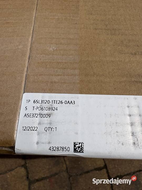 Siemens 6SL31201TE260AA3 Single Motor Module 60A mazowieckie sprzedam
