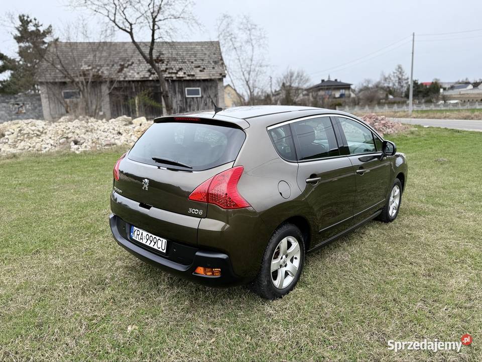 Peugeot 3008 Benzyna Klimatronik Alu Navi Rok produkcji 2012 małopolskie Gołaczewy