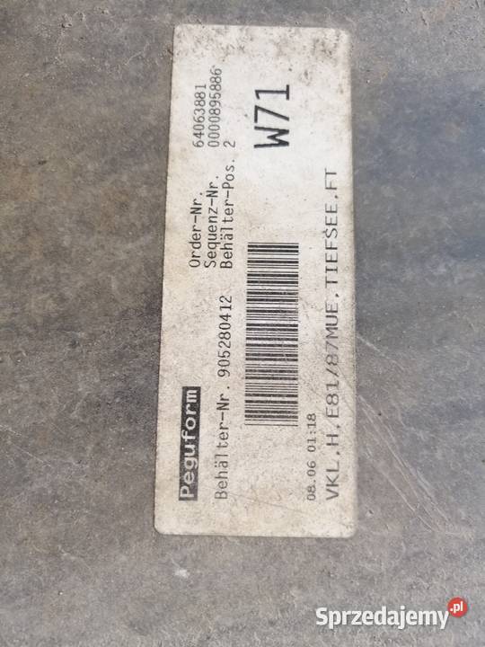 Bmw e87 zderzak tył lift niebieski