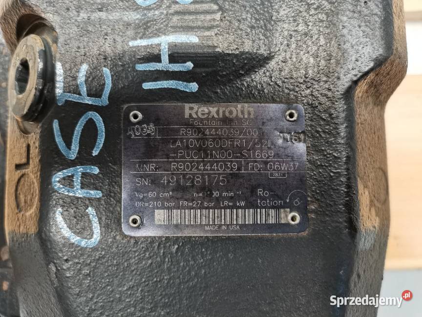 Pompa hydrauliczna Rexroth LA10V060DFR1 Case IH Pozostałe