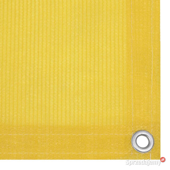 Parawan balkonowy żółty 75x600 HDPE WM310995 sprzedam