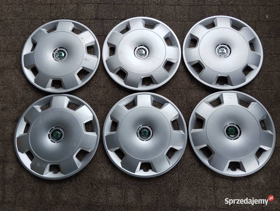 Kołpak Skoda 13 Fabia 6Y0601147C spinki sztukę śląskie Kamieniec